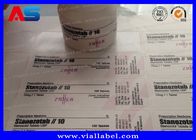 Plastic Prescription Pill Bottle Label For 30ml Jars ISO SGS ROHS adhesive labels for plastic bottles