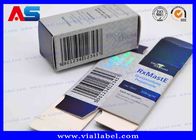 4C Printing Holographic 10ml Vial Boxes For Injection Peptide pharmaceutical packaging boxes