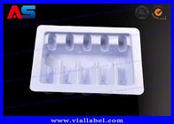 White PET 5 2ml Ampoules Blister Tray Packaging pharma blister packaging